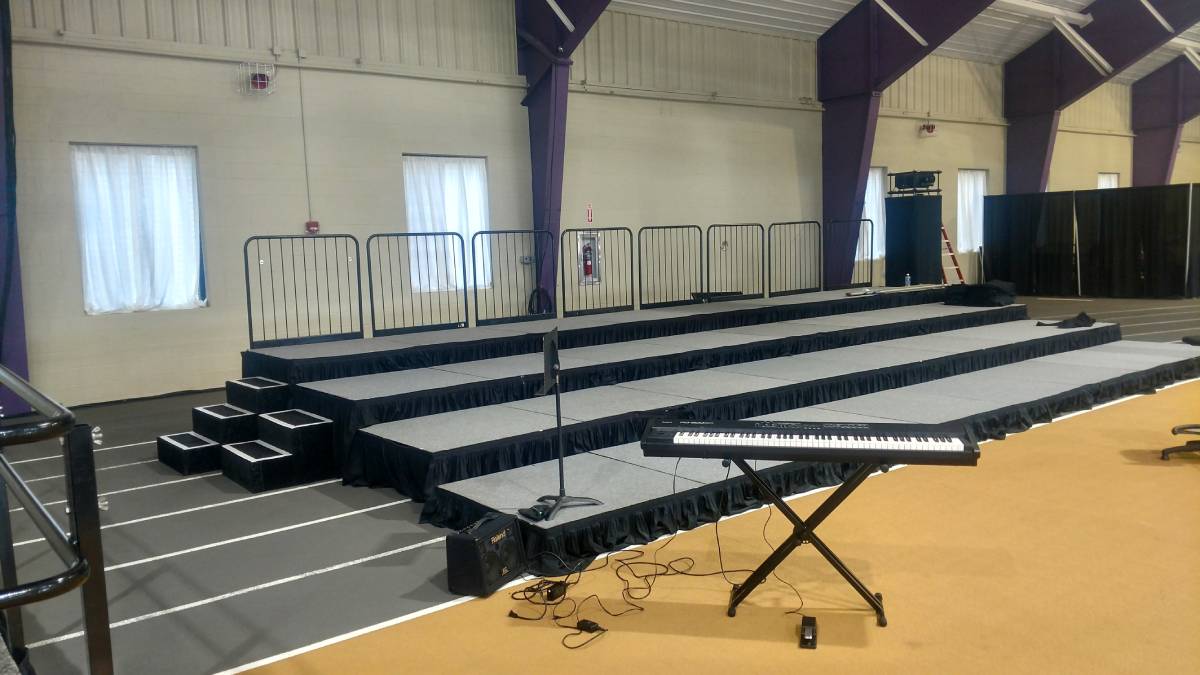 Guard Rail For Stages